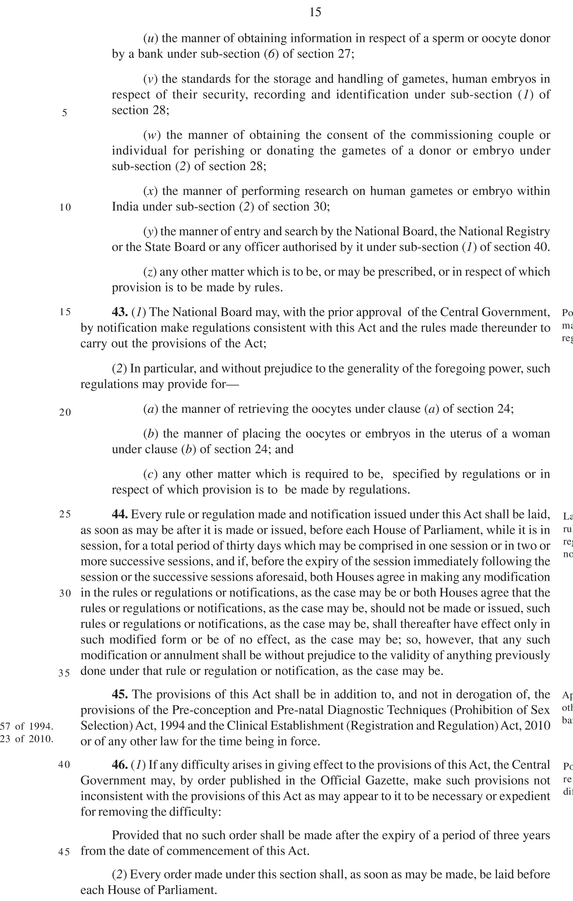 The Assisted Reproductive Technology (Regulation)
Bill-2021