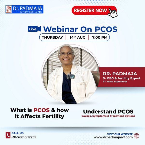 Dr Padmaja Webinar on pcos